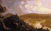 Thomas Cole Sketch for 'View from Mount Holyoke,  Northampton,Massachusetts, after a Thunderstorm USA oil painting reproduction